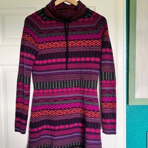 Krimson Klover Tunnel Neck Wool Dress Size Small
